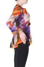 Load image into Gallery viewer, Joseph Ribkoff - Multi Colour Buttoned Jacket Size 18