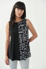 Load image into Gallery viewer, Joseph Ribkoff Sleeveless Black and White Top Size 16