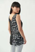 Load image into Gallery viewer, Joseph Ribkoff Sleeveless Black and White Top Size 16