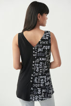 Load image into Gallery viewer, Joseph Ribkoff Sleeveless Black and White Top Size 16