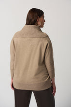Load image into Gallery viewer, Joseph Ribkoff Beige Cow Keck Knitted Jumper
