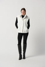 Load image into Gallery viewer, Joseph Ribkoff - Faux Fur Creamy White Gilet