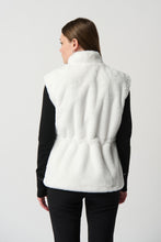 Load image into Gallery viewer, Joseph Ribkoff - Faux Fur Creamy White Gilet