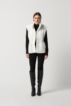 Load image into Gallery viewer, Joseph Ribkoff - Faux Fur Creamy White Gilet