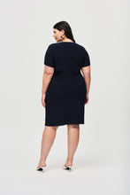 Load image into Gallery viewer, Joseph Ribkoff - V Neck Black Style Dress