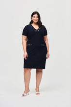 Load image into Gallery viewer, Joseph Ribkoff - V Neck Black Style Dress
