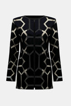 Load image into Gallery viewer, Joseph Ribkoff - Geometric Mono Style Jacket