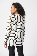 Load image into Gallery viewer, Joseph Ribkoff - Geometric Mono Style Jacket