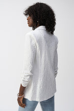 Load image into Gallery viewer, Joseph Ribkoff - Textured White Blazer With 3/4 Sleeves