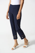 Load image into Gallery viewer, Joseph Ribkoff - Navy Cigarette Style Trousers