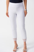Load image into Gallery viewer, Joseph Ribkoff - White 7/8 Length Trousers