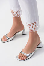 Load image into Gallery viewer, Joseph Ribkoff - White 7/8 Length Trousers