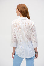 Load image into Gallery viewer, Joseph Ribkoff - White Embroidered Blouse
