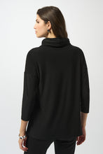 Load image into Gallery viewer, 3/4 Sleeve Geometric Cowl Neck Top