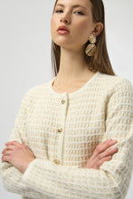 Load image into Gallery viewer, Sequined Sweater Knit Cardigan