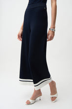 Load image into Gallery viewer, Joseph Ribkoff Stripe Hem Wide-Leg Trousers