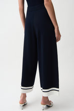 Load image into Gallery viewer, Joseph Ribkoff Stripe Hem Wide-Leg Trousers