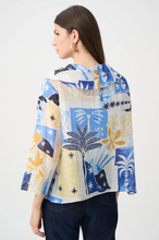 Load image into Gallery viewer, Joseph Ribkoff Vibrant Tropical Print Boxy Top
