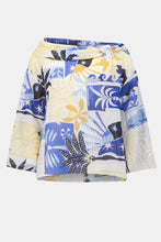 Load image into Gallery viewer, Joseph Ribkoff Vibrant Tropical Print Boxy Top