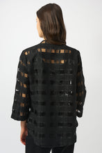 Load image into Gallery viewer, Black Sheer-Panel Jacket