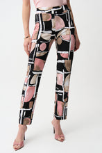 Load image into Gallery viewer, Abstract Print Straight Pull On Trousers