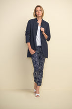 Load image into Gallery viewer, Joseph Ribkoff Navy Blue Floral Print Trousers Size 16