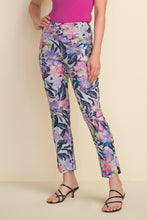 Load image into Gallery viewer, Joseph Ribkoff - Striped & Floral Print Trousers Size 14