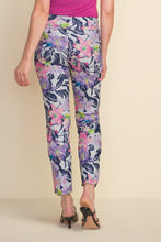 Load image into Gallery viewer, Joseph Ribkoff - Striped & Floral Print Trousers Size 14