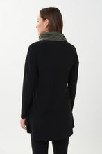 Load image into Gallery viewer, Joseph Ribkoff - Khaki & Black Roll Neck Jumper Size 12, 16 & 18