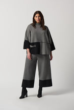 Load image into Gallery viewer, Joseph Ribkoff Grey &amp; Black Knitted Jumper
