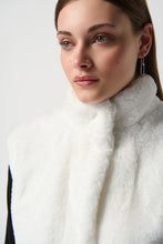 Load image into Gallery viewer, Joseph Ribkoff - Faux Fur Creamy White Gilet
