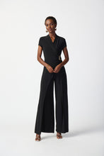 Load image into Gallery viewer, Joseph Ribkoff - Wrap Style Black Jumpsuit
