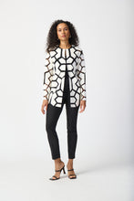 Load image into Gallery viewer, Joseph Ribkoff - Geometric Mono Style Jacket
