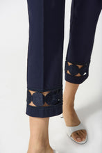 Load image into Gallery viewer, Joseph Ribkoff - Navy Cigarette Style Trousers
