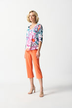 Load image into Gallery viewer, Joseph Ribkoff - Bright Scribble Style Print Top
