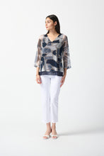 Load image into Gallery viewer, Joseph Ribkoff - Thin Knitted Pattern Design Top
