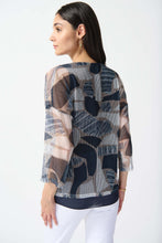 Load image into Gallery viewer, Joseph Ribkoff - Thin Knitted Pattern Design Top
