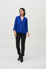 Load image into Gallery viewer, Joseph Ribkoff - Royal Blue Textured Buttoned Jacket
