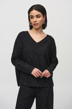 Load image into Gallery viewer, Joseph Ribkoff Glitz Black Style Jumper
