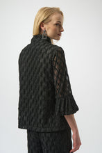 Load image into Gallery viewer, Elegant Textured Black Jacket
