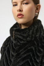 Load image into Gallery viewer, Black Faux Fur Zip Body Warmer
