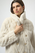 Load image into Gallery viewer, Chic Faux Fur Cream Coat
