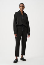 Load image into Gallery viewer, Joseph Ribkoff Black Jersey Pull-On Jogger With Drawstring Waist
