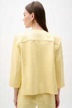 Load image into Gallery viewer, Joseph Ribkoff Foiled Scuba Suede Boxy Jacket with Stud Details

