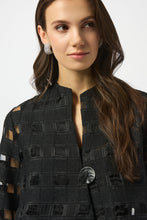 Load image into Gallery viewer, Black Sheer-Panel Jacket
