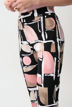 Load image into Gallery viewer, Abstract Print Straight Pull On Trousers
