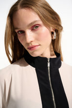 Load image into Gallery viewer, Joseph Ribkoff Moonstone Silky Block Colour With Zipper
