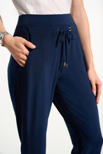 Load image into Gallery viewer, Joseph Ribkoff Navy Jersey Pull-On Jogger With Drawstring Waist
