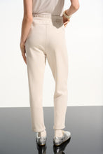 Load image into Gallery viewer, Beige Jersey Pull-On Jogger With Drawstring Waist
