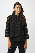 Load image into Gallery viewer, Black Sheer-Panel Jacket
